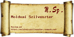 Moldvai Szilveszter névjegykártya